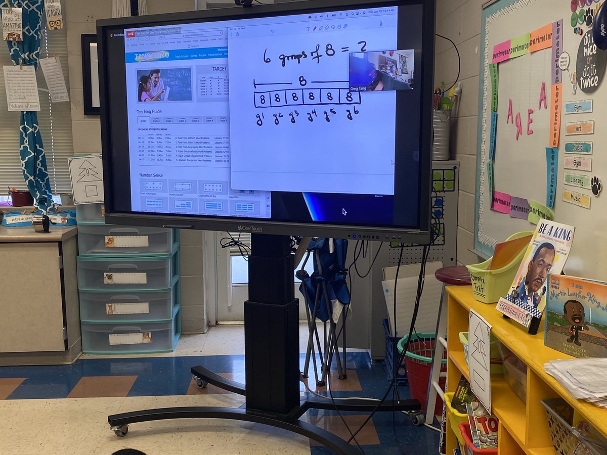 mrsstephens3rd's tweet photo. We enjoyed our 3rd grade word problem lesson with @gregtangmath !
Great bar models were drawn and lots of fun was had! 
@MCScommunicates https://t.co/smXXA44Oz2