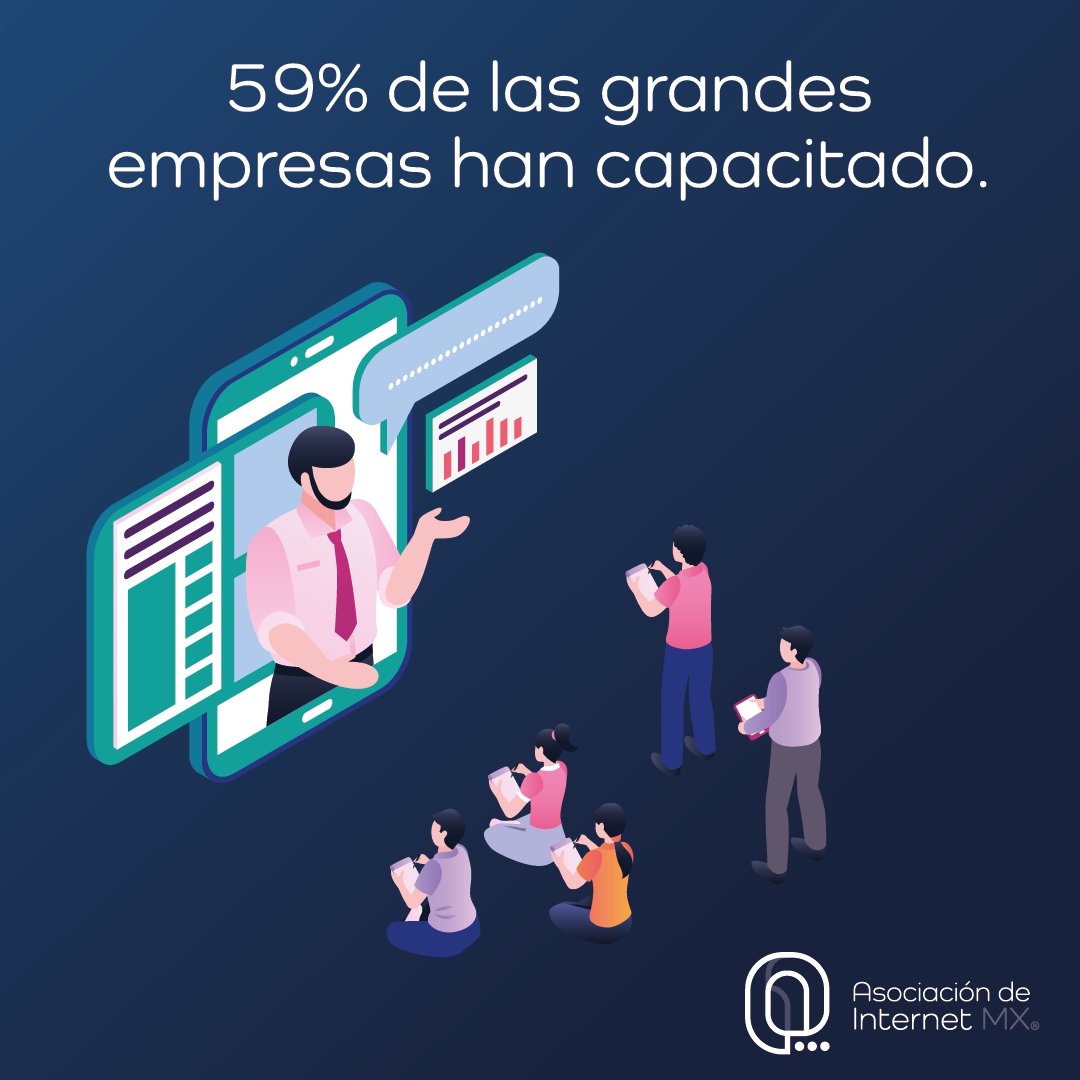 Asoc_InternetMX's tweet photo. Las empresas grandes han mostrado mayor interés por capacitar a sus empleados en el uso de herramientas digitales.

Encuéntralo en: https://t.co/mbwt9wkWD6

#digitalizacionlaboral #AIMX https://t.co/JIJQyaycsC