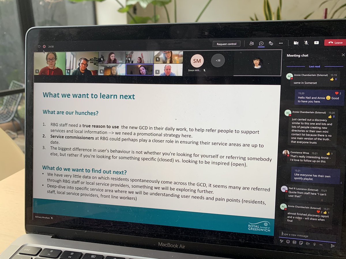 Our 2nd Show &amp; Tell on a community directory discovery is on-air. 47 people tuned in, inc. colleagues from Dorset &amp; Somerset. So much cross-gov exchange of insights &amp; hunches. We are better together 🚀 <a href="/alexsturtivant/">Alex Sturtivant</a> <a href="/jennythai/">jen</a> <a href="/BethMindham/">Beth Mindham</a> @AlysiaAnnett <a href="/yuhsuan_ho/">Yu-Hsuan Ho (Sharon)</a> @Ox1Digital