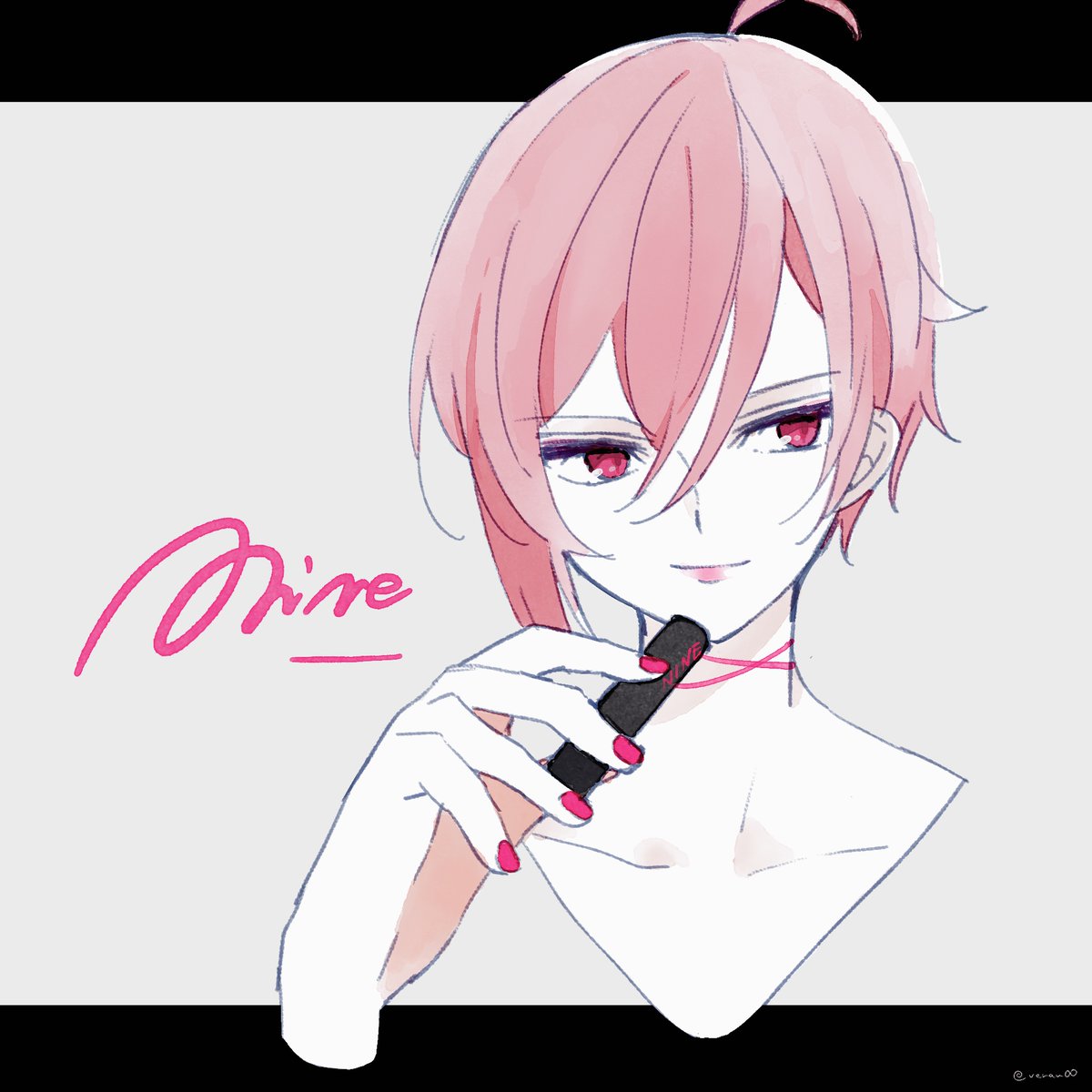「何かのPRな天くん💄 」|UGU(うぐ)のイラスト