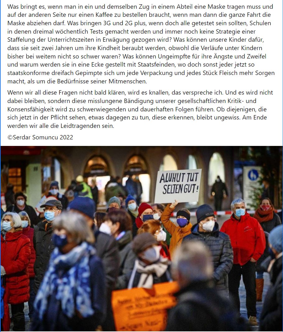 BerndScheff's tweet photo. Wer sich für das Facebook Posting von Serdar #Somuncu interessiert und kein FB hat, hier der Inhalt als Bild. https://t.co/hCLsFONi76