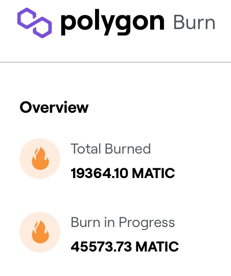CryptoBirdman's tweet photo. #Polygon burning has started and already making an impact to make $MATIC deflationary.. $MATIC is headed to the Top 10 and then the Top 5 this year.. mark it down! https://t.co/rOcnIXjc2z