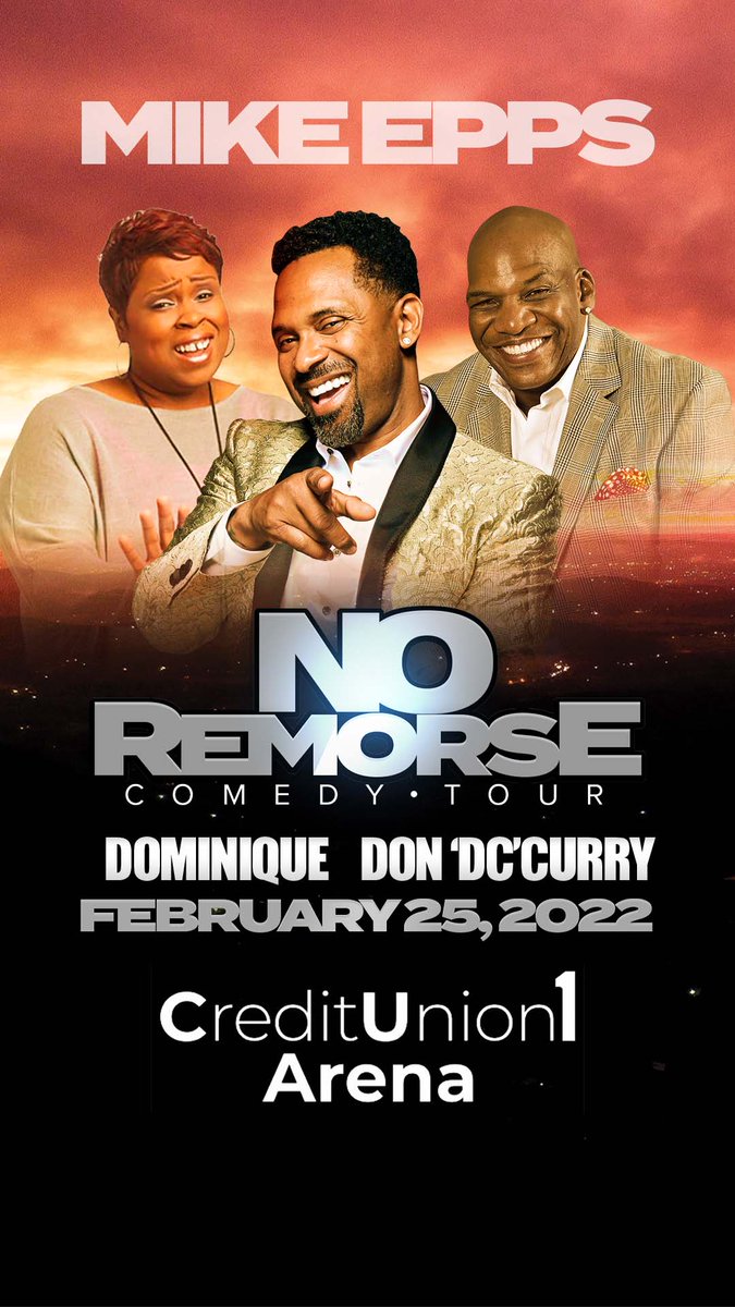 WhatUNeedIs's tweet photo. Mike Epps | No Remorse Comedy Tour | Don "DC Curry" | Dominique @TheRealMikeEpps
https://t.co/skdVtG1IA4 k #WhatUNeedIs #MasterNetworker #ChicagoComedy #ChicagoMedia #Chicago https://t.co/u8aovW2ujw
