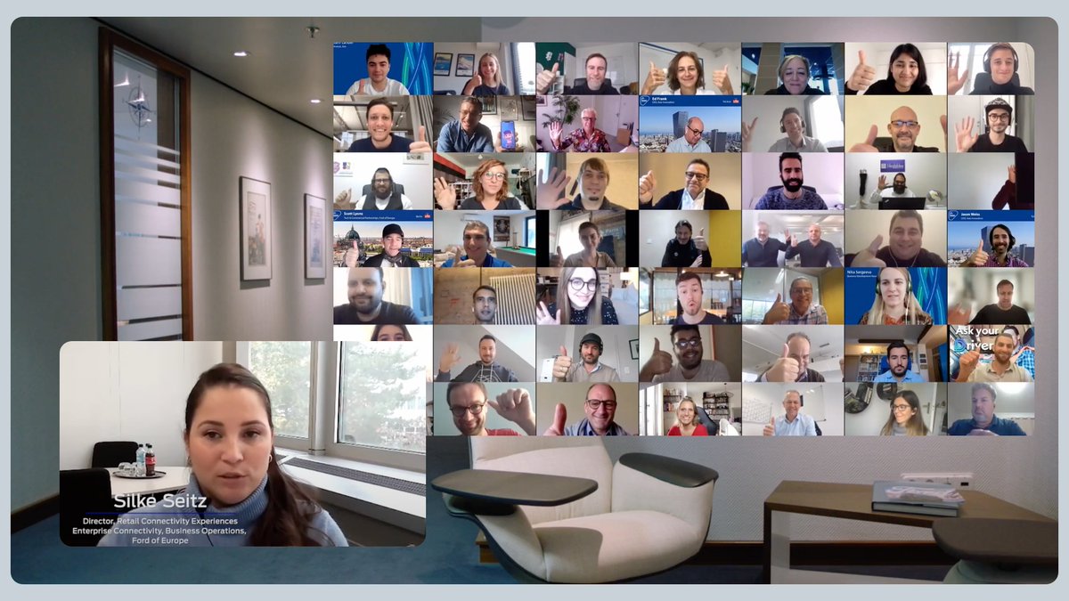 📣 📱🚗⌚
•  31 Start-ups 
• 16 Countries
• 29 Ford Mentors
• 7 Masterclasses
• 12 Industry Mentors and Speakers
• 10 Mini Customer Clinic Sessions
• 156 One-to-one Meetings
👏👏👏👏
🎫We report on an another successful MakeItDriveable Challenge: ford.to/3fC872T 🚘