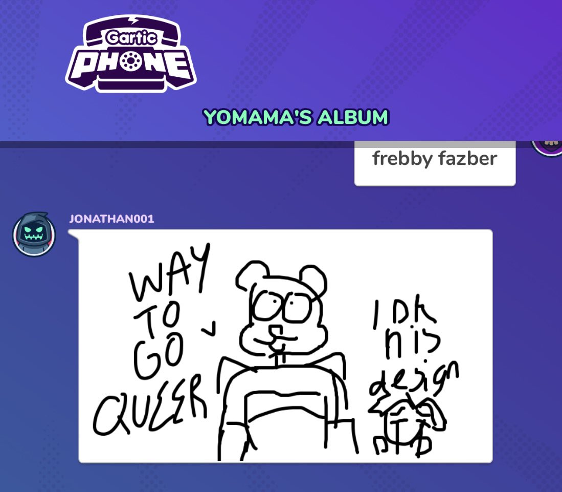 gartic phone with the friends