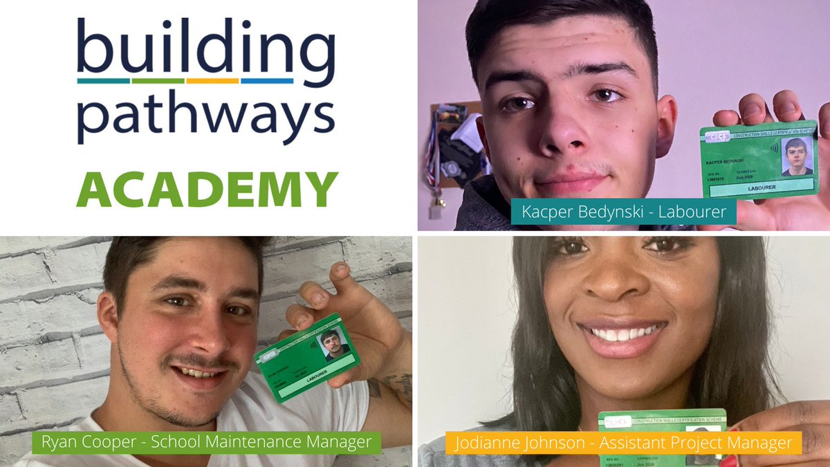 BldngPathways's tweet photo. In 2021 we ran 6 BPA courses &amp; worked with 86 young people, and we most love our work when they land a dream job! Read more https://t.co/4OGWxSf7Gi #LoveConstruction #OnlineTraining #ConstructionCareers #ConstructionTraining #eLearning #RemoteTraining #BackToWork #CSCSGreenCard https://t.co/NiFftWYpyc