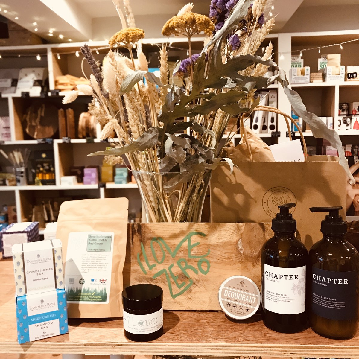 We use use the products we stock because we love them 💚 these were this morning’s selection. Made in Yorkshire available from I Love Zero.
Local,  ethical, plastic &amp; cruelty free. Sharing the love