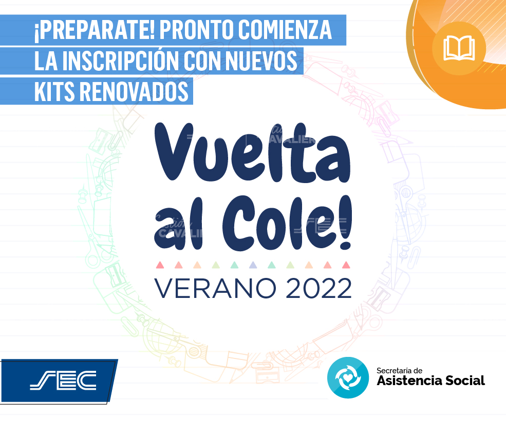 Gracias a sus sugerencias, desde la Sec. de Asistencia Social (<a href="/CarlosPerezSEC/">Carlos Pérez</a>) ¡Ya prepararon los nuevos kits de #VueltaAlCole con más útiles y divididos por grado para primaria! Próximamente se informará la fecha de inicio de inscripción online

+info: bit.ly/3Kq2O4T