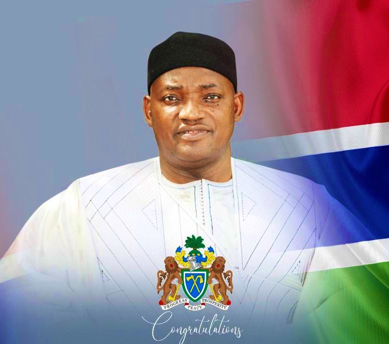 BurrGuewel's tweet photo. Congratulations on your inauguration @BarrowPresident @Presidency_GMB for another 5years signed & sealed.
May the rising sun usher in Peace, Love, Unity & Prosperity.
Good Governance , Affordable standards of living, Limited corruption & Justice for all.
#BarrowInauguration2022 https://t.co/C1SR0xNaWu