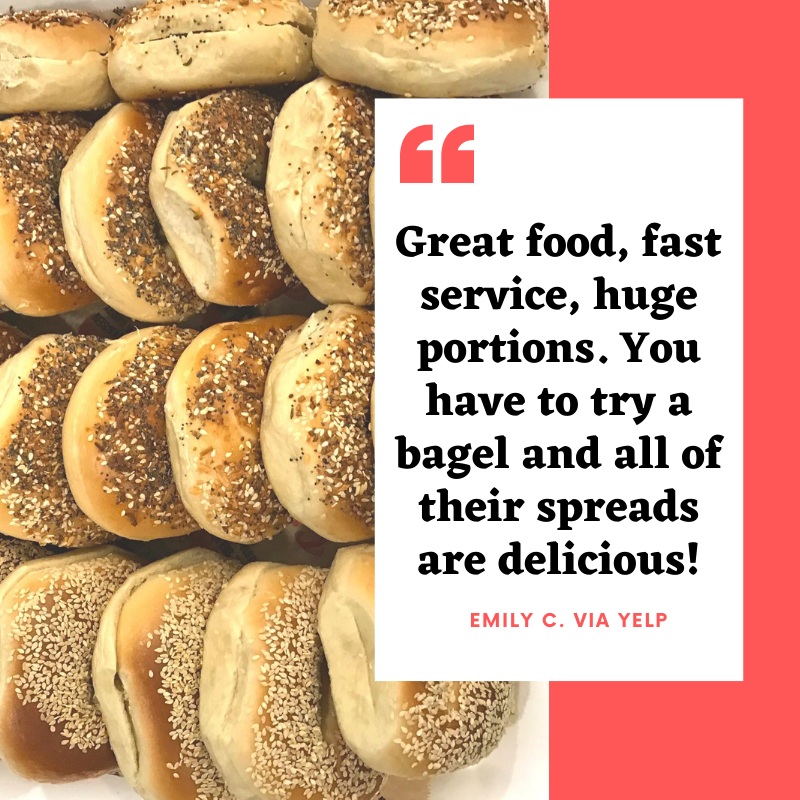 cindisdeli's tweet photo. Thank you for the love, Emily! A bagel isn’t complete without cream cheese. What’s your favorite flavor? ⬇️ https://t.co/MK1pAGqJha