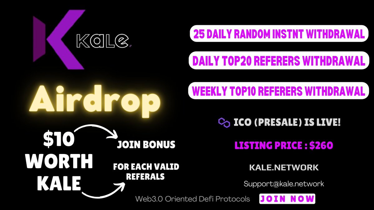 KALE NETWORK tweet media
