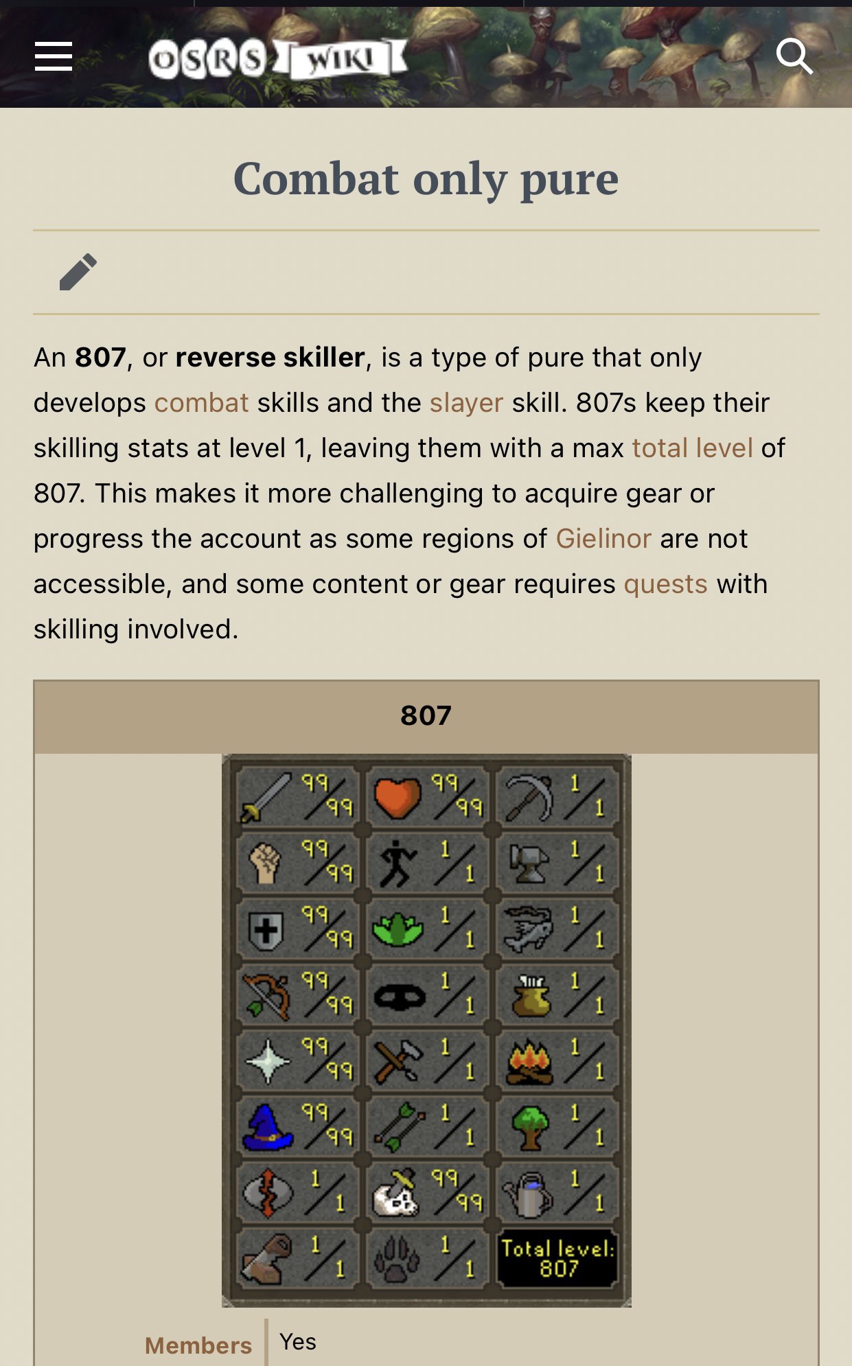 Runescape wiki website