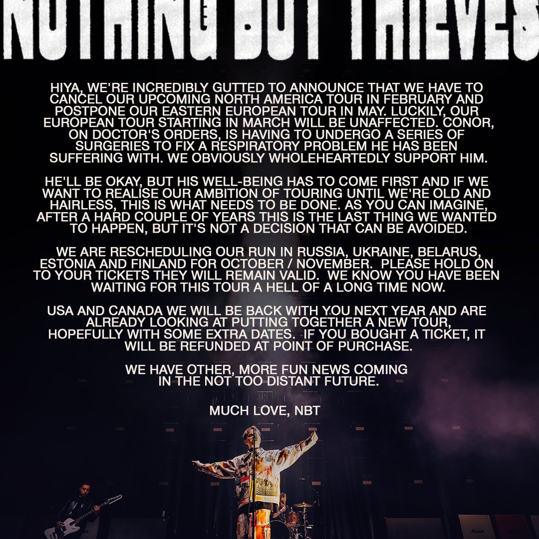 Nothing But Thieves tweet media