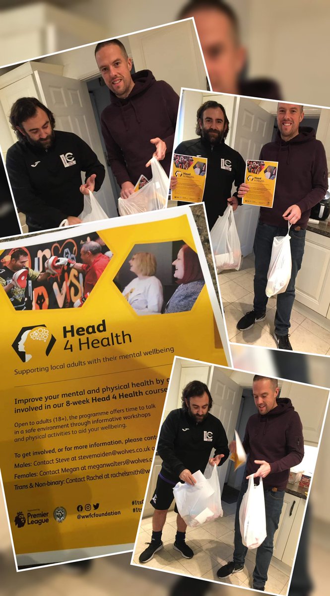 edwolves's tweet photo. Friends of Di’s Kitchen is delighted to be supporting #Head4Health, an initiative run by the @wwfcfoundation. Guests can access the programme by contacting the staff whose telephone numbers appear on the leaflet that will be in the food bags delivered tomorrow.
Glad I could help! https://t.co/6CVY1zf2CJ