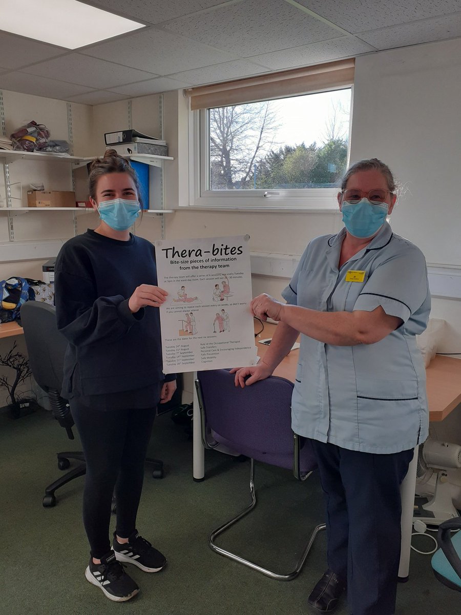 Gillian McTaggart (@gillianmctagga5) on Twitter photo Great "ther-bites" training offer for all ward staff at Crowborough ICU. Excellent innovation by the therapy team. Thanks for showing us around your lovely unit. <a href="/SallyThinks/">Sally York (She/Her)</a> <a href="/SandraSpeller1/">Sandra Speller 💙</a> <a href="/BalcombeLee/">Lee J Balcombe</a> #teameast @scft_ourway Great "ther-bites" training offer for all ward staff at Crowborough ICU. Excellent innovation by the therapy team. Thanks for showing us around your lovely unit. <a href="/SallyThinks/">Sally York (She/Her)</a> <a href="/SandraSpeller1/">Sandra Speller 💙</a> <a href="/BalcombeLee/">Lee J Balcombe</a> #teameast @scft_ourway