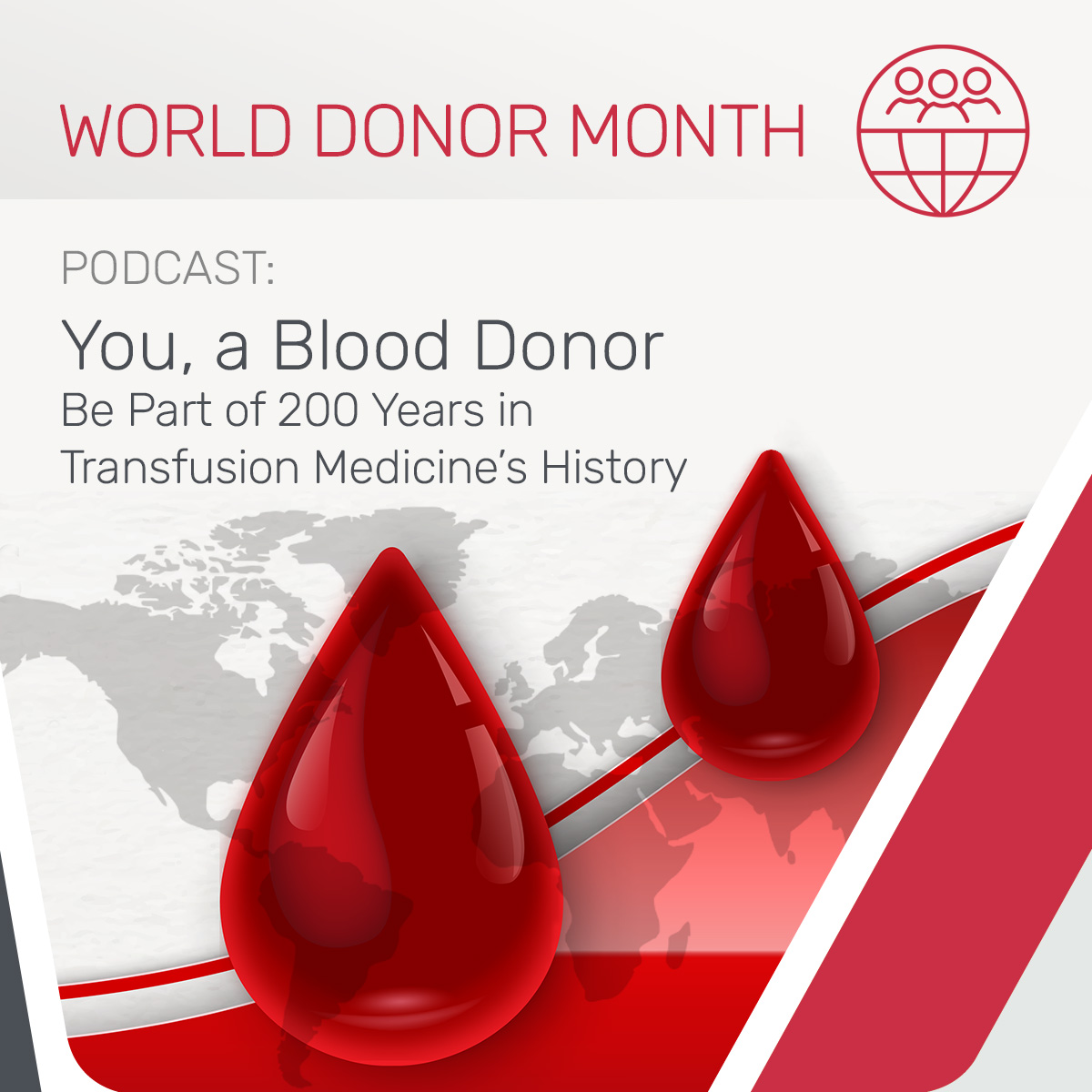 QuidelOrtho's tweet photo. If you’re a blood donor, then you’re part of transfusion’s 200-year history. Listen to our #WorldDonorMonth podcast about the importance of donating blood during the pandemic and how every donation can save up to three lives.  #BecauseEveryTestIsALife https://t.co/pvuX9ZRGnb https://t.co/ozWk0WHBI3