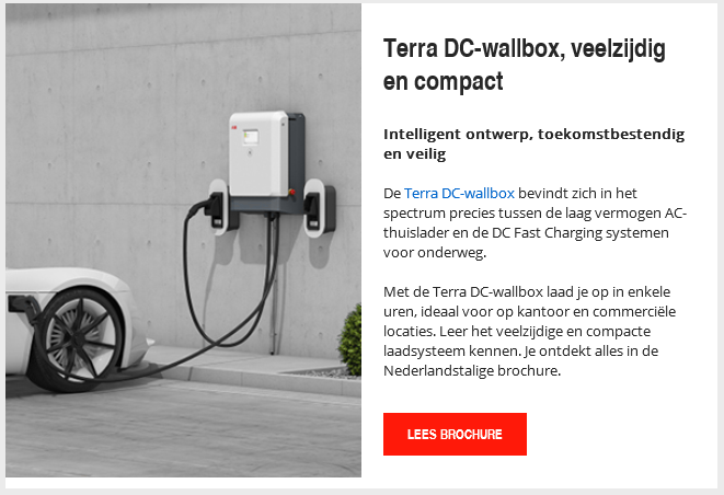 InstallatieComf's tweet photo. ABB; De #Terra DC-#wallbox bevindt zich in't spectrum precies tussen de laag vermogen AC-#thuislader en de DC Fast #Charging systemen voor onderweg.
https://t.co/qytxI9DDiL https://t.co/VFcsKxuBOJ
https://t.co/40wMopJ6Mv 
#Laadpaal #SmartLaadpaal #eDrive

https://t.co/OyWu0m8PVo https://t.co/X84oxhWhfL