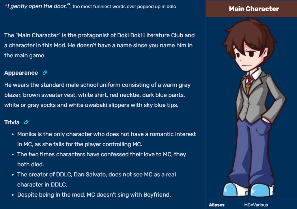 Very Specific DDLC Wiki Page 