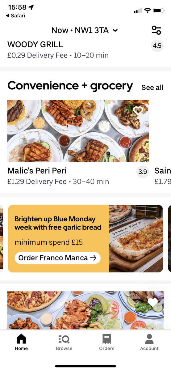 Mt7Mohammed's tweet photo. @Uber_Support this is a fast food pizza and chicken shop. It’s not a convenience + grocery. This is in Kentish Town NW5
Please correct this and they also go by another name which is misleading. https://t.co/mi7skOcAFB