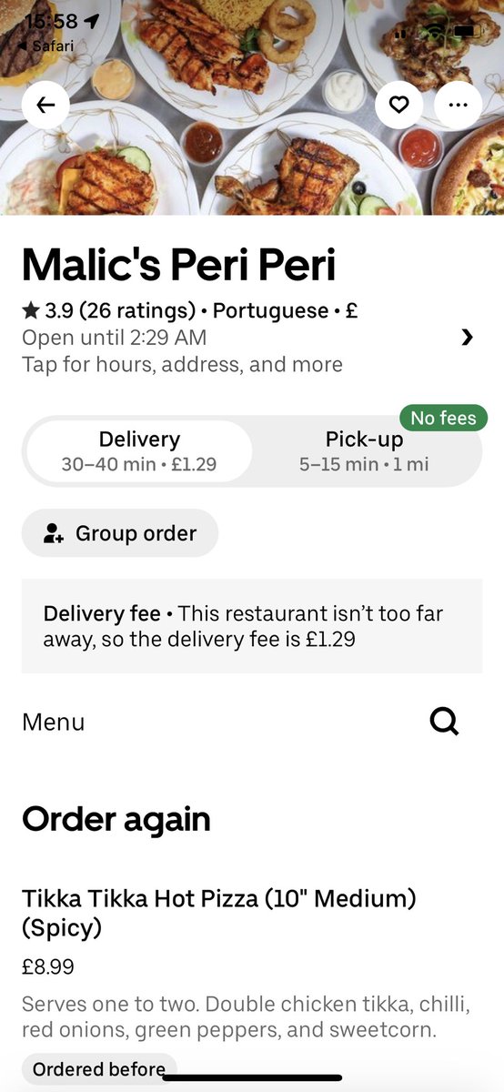 Mt7Mohammed's tweet photo. @Uber_Support this is a fast food pizza and chicken shop. It’s not a convenience + grocery. This is in Kentish Town NW5
Please correct this and they also go by another name which is misleading. https://t.co/mi7skOcAFB