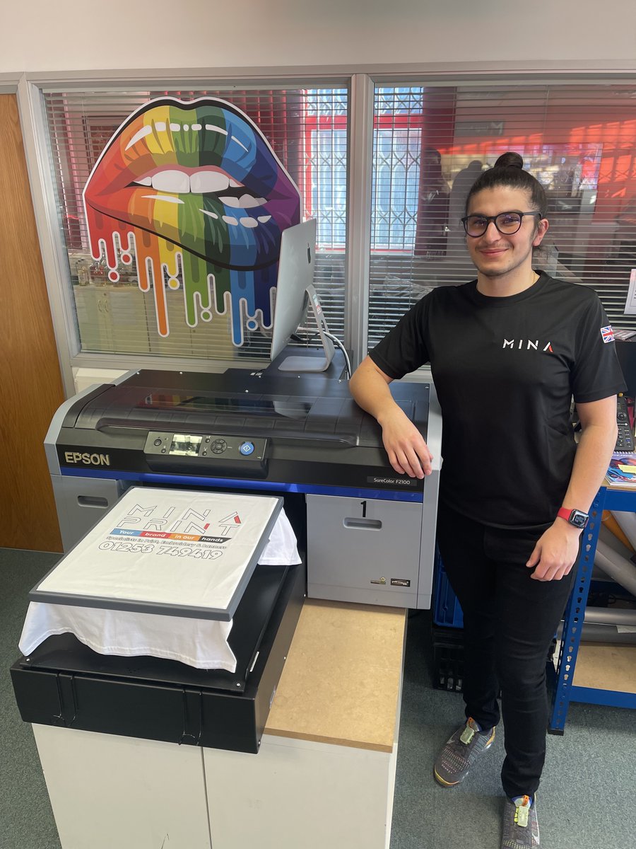 hellothreada's tweet photo. Mina Print invests in EPSON DTG printer 🎉 
Read more here: https://t.co/2BQNvxXyCH https://t.co/hnUt6UeVea