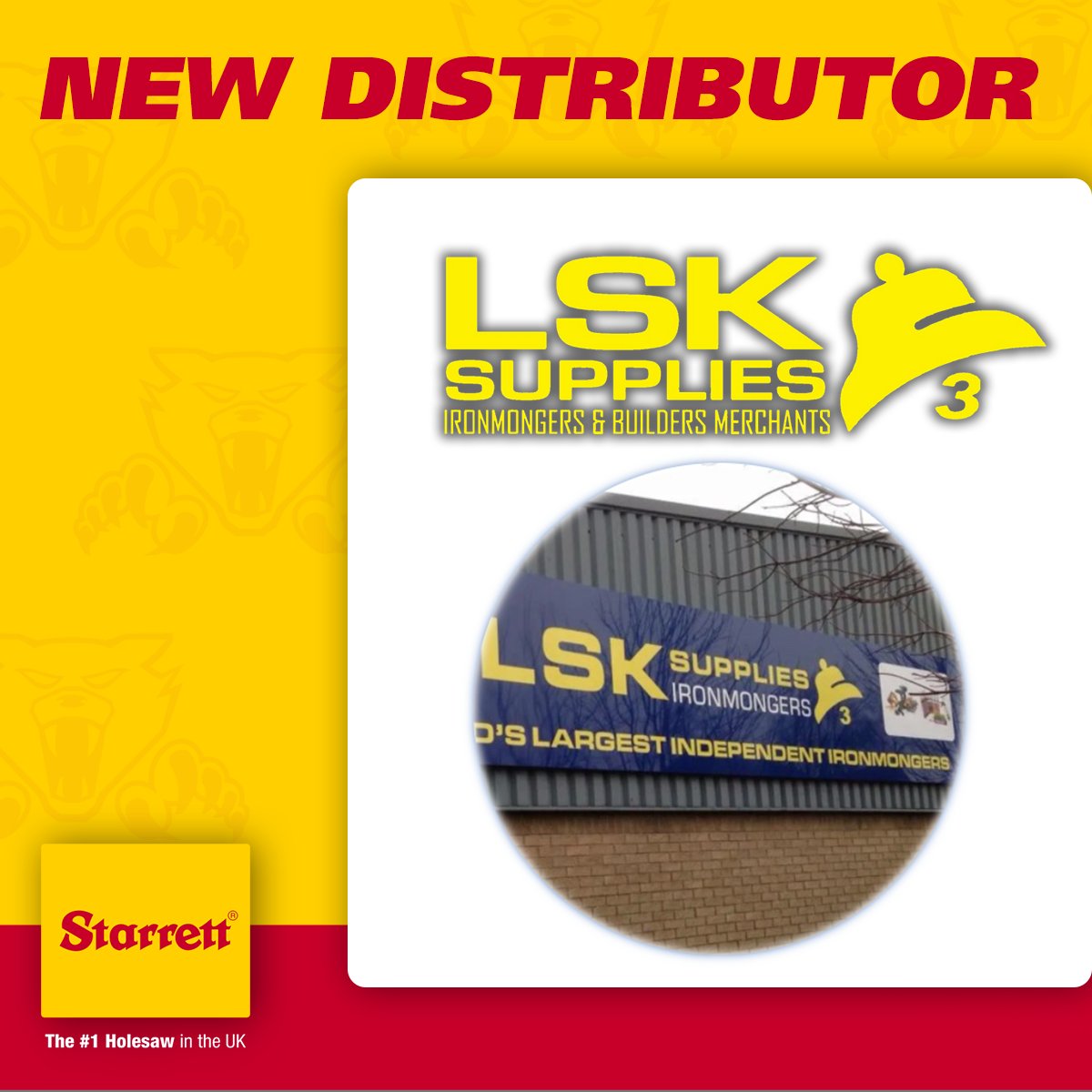 We are pleased to announce that <a href="/LSKSUPPLIES/">LSK Supplies Ltd</a> are now a stockist of Starrett Power Tool Accessories! If you would like to find your local LSK distributor please head over to our distributor finder.
Or visit LSK Supplies website here: lsksupplies.co.uk
