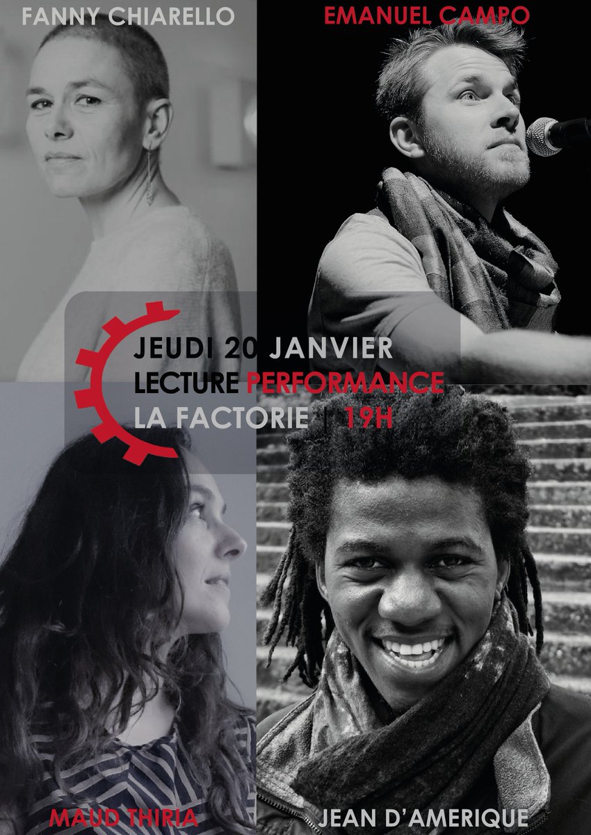 Petit rappel : Nous vous donnons rendez-vous demain pour une #lecture #performance de 4 #poètes talentueux, venus vous livrer le fruit de leur #résidence chez nous ! 
C'est #gratuit, c'est #nouveau, c'est  #grisant,... alors, c'est parti ?