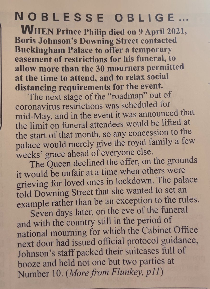 RupertMyers's tweet photo. Blimey - a lesson in leadership from the Crown to the PM https://t.co/OsQT5grxT6