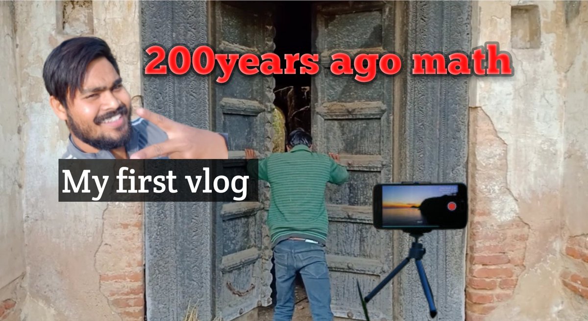 ManishR16919578's tweet photo. https://t.co/9YbKzlBIEJ my first vlog #MRvlog https://t.co/EnBP3yORy5