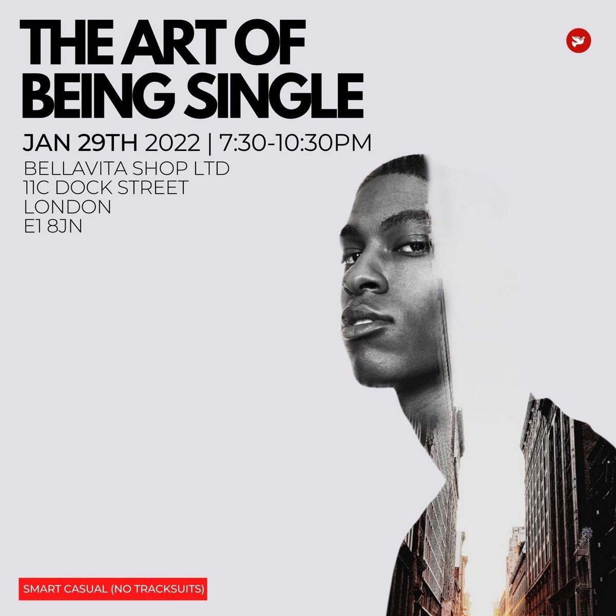 LondonDisciples's tweet image. Please join us for our Single Professionals Event for a night of inspiration, creativity, and fun! 🎊⭐️

“If we seek paradise outside ourselves, we cannot have paradise in our hearts.” ~ Thomas Merton

📍Bellavita Shop LTD, 11C Dock Street, London, E1 8JN | Jan 29th, 15:30- 22:30