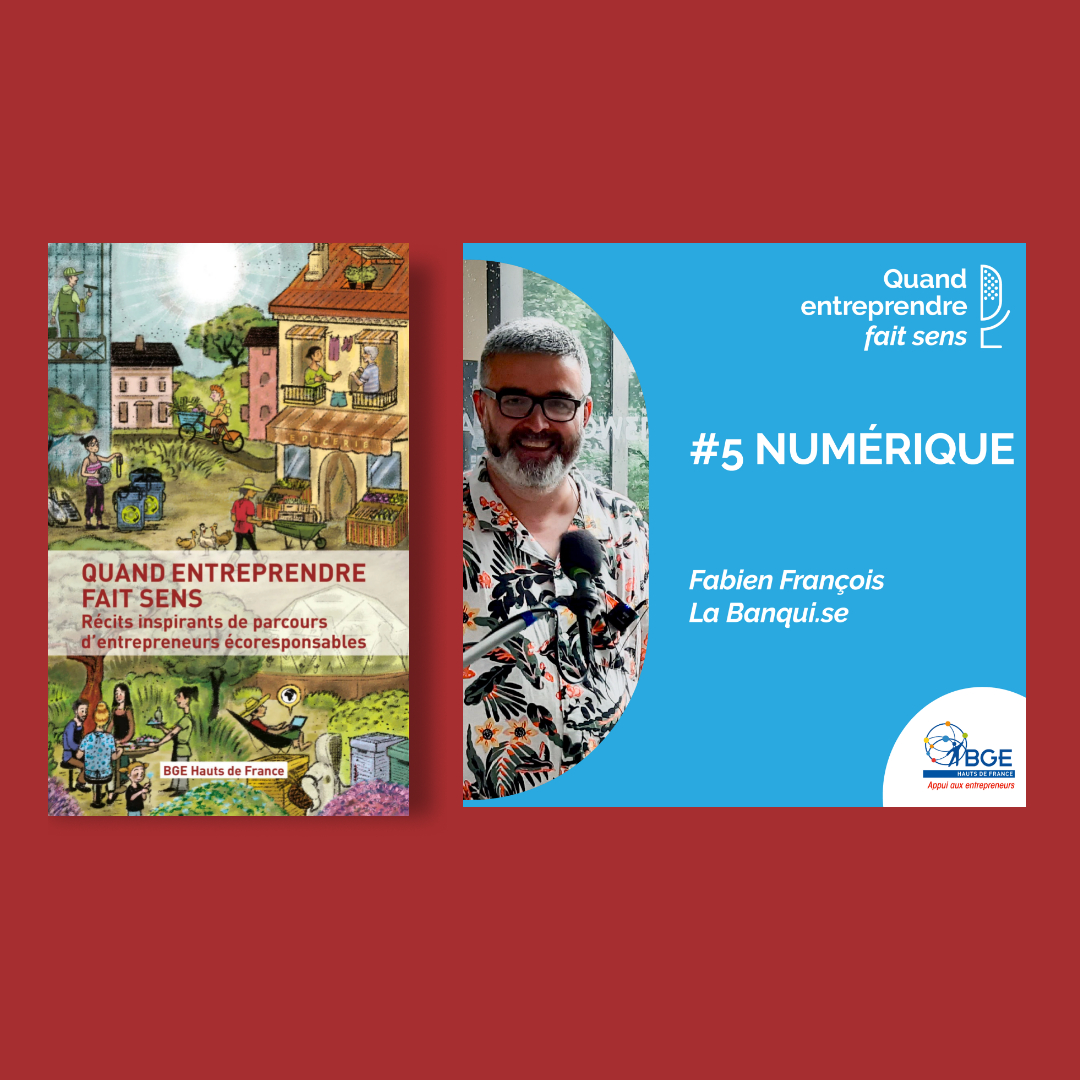 bgehdf's tweet image. Dans le livre #QuandEntreprendrefaitSens publié par @BGEhdf, on retrouve le témoignage de Fabien, @Labanqui_se . Découvrez le #podcast d’un #entrepreneur qui conçoit des sites internet moins polluants, performants et accessibles à tous.