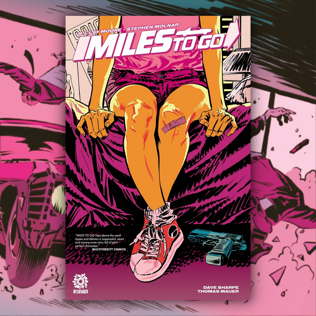 AfterShockComix's tweet photo. MILES TO GO #TPB by @bclaymoore, Stephen Molnar, and @daveLsharpe π₯ #MilesToGoComic π¦ https://t.co/bg2YwD1FZX