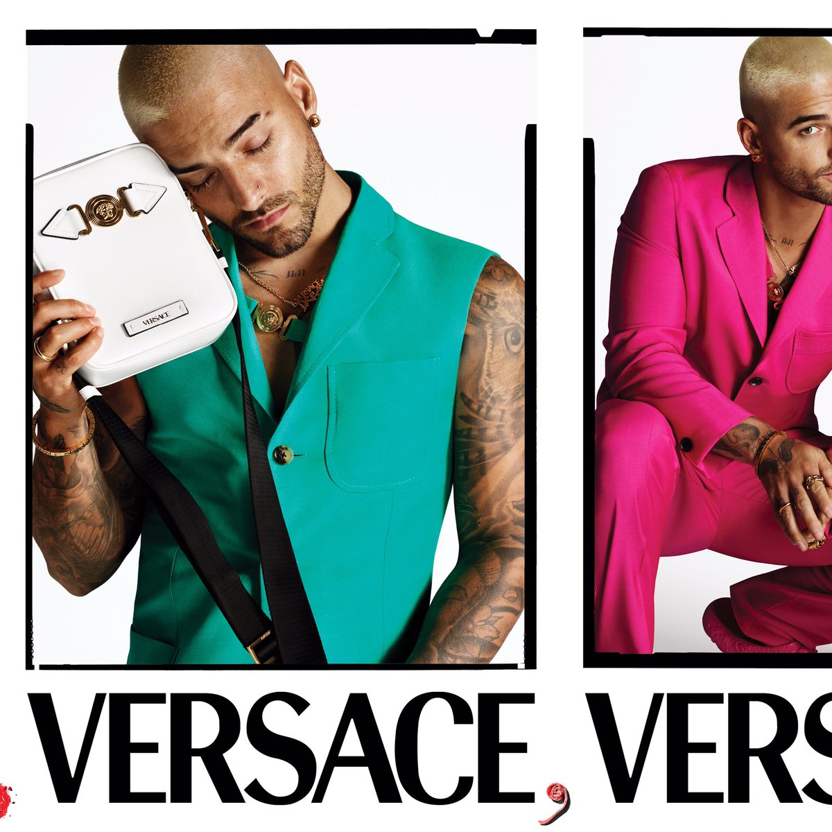 Forever, Donatella, Versace,

#Maluma for #VersaceSS22 Men’s.