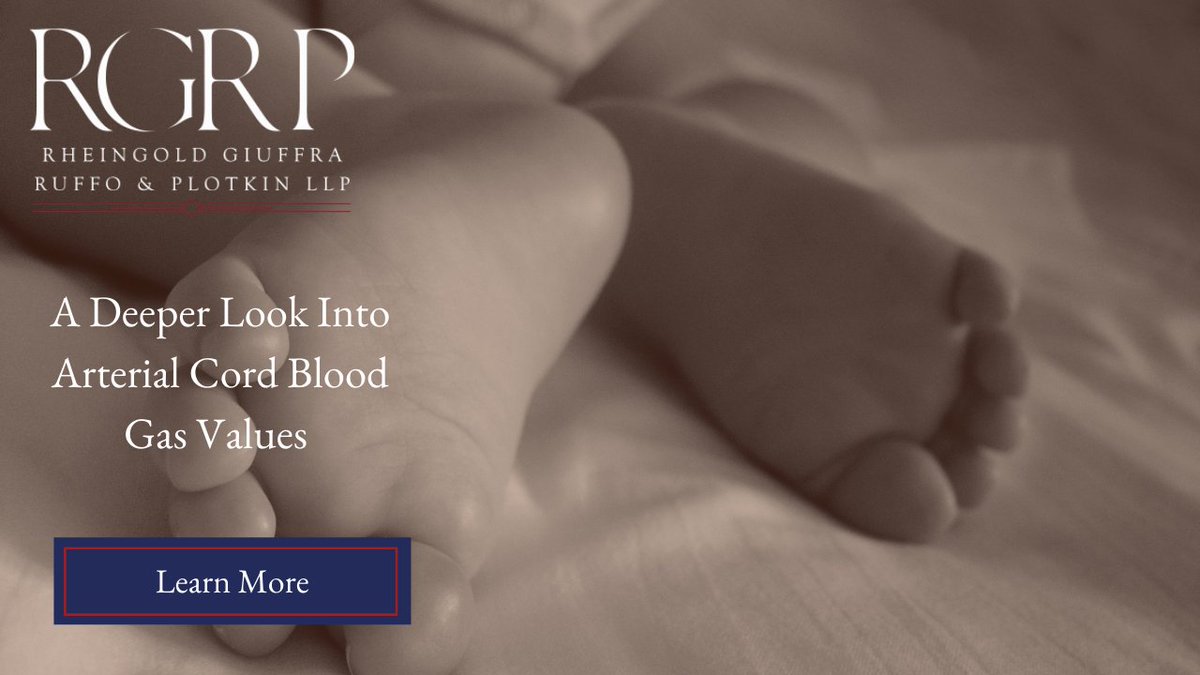 Once a baby has been delivered, the medical team draws blood directly from the infant’s umbilical cord artery. This blood is further examined to see if there were any complications before or during the delivery that resulted in a lack of oxygen. 
rheingoldlaw.com/blog/2022/janu…
#law