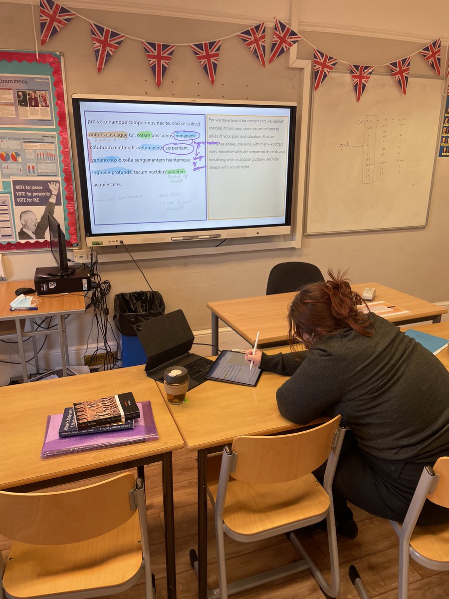 The Classics Dept has been a hive of activity the past few days, from Y7 mask-making, Y8 baths presentations, all the way to U6 lit-critting #classicstwitter