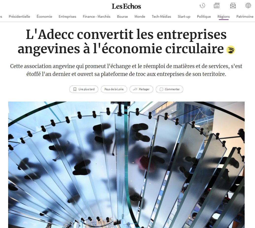 Merci <a href="/LesEchos/">Les Echos</a> pour cet article sur l'ADECC ! 📰👍

Retrouvez l'article complet 👉 lnkd.in/dxmpqJTs