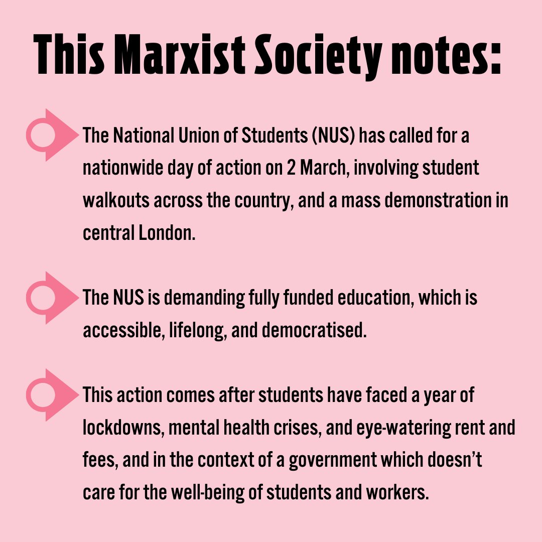 MarxistStudent's tweet photo. Pass this model motion in your Marxist Society and help to build the walk out by signing the form on our website! #nuswalkout #studentandworker #uniteandfight https://t.co/qSkud3LZjK