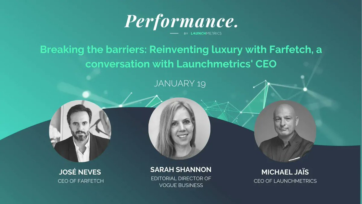 LaunchmetricsIT's tweet photo. #Performance2022 ▶️ 
È il momento di una delle sessioni più attese del summit!😍 
#JoseNeves CEO di @farfetch si unirà a noi per condividere powerful insight sul futuro del #lusso.
Iscriviti qui per partecipare: https://t.co/ix36avERux https://t.co/pjvaMqajR8