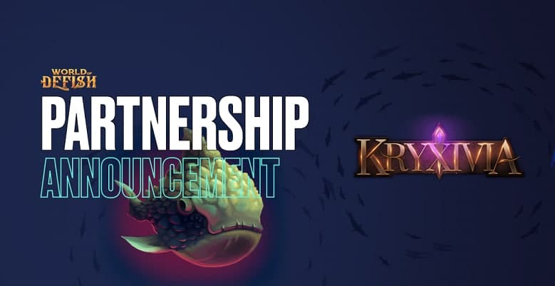 WorldOfDefish's tweet photo. Captains, meet  Kryvixia - our new strategic partner! 

Kryvixia is a fantasy 3D MMORPG. Together we will exchange the technology and build up an #NFT Metaverse that can benefit the users of two ecosystems. 💙 

New partners - new opportunities. #MetaFish https://t.co/wfHFqgtOkF
