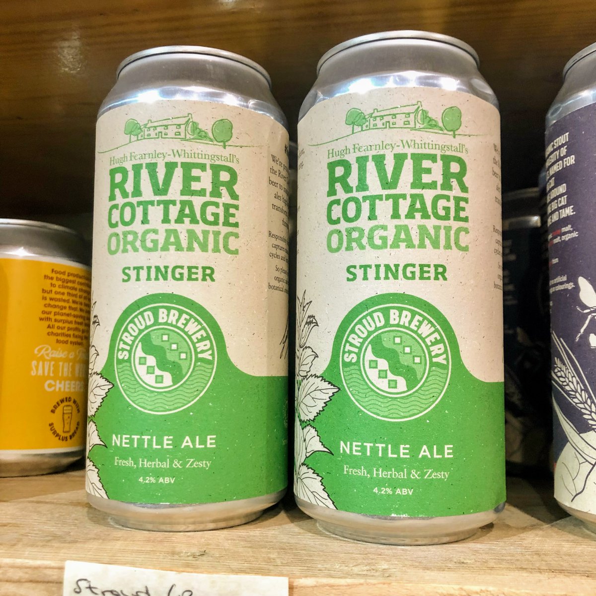 RISC_Reading's tweet photo. If you're partaking in #tryanuary, allow us to introduce you to this new addition ahead of the weekend.

@StroudBrewery has joined forces with River Cottage to produce Stinger - a crisp organic ale featuring the unique herbal tang of nettles. This ale is #vegan as well. https://t.co/ftemck3H8q