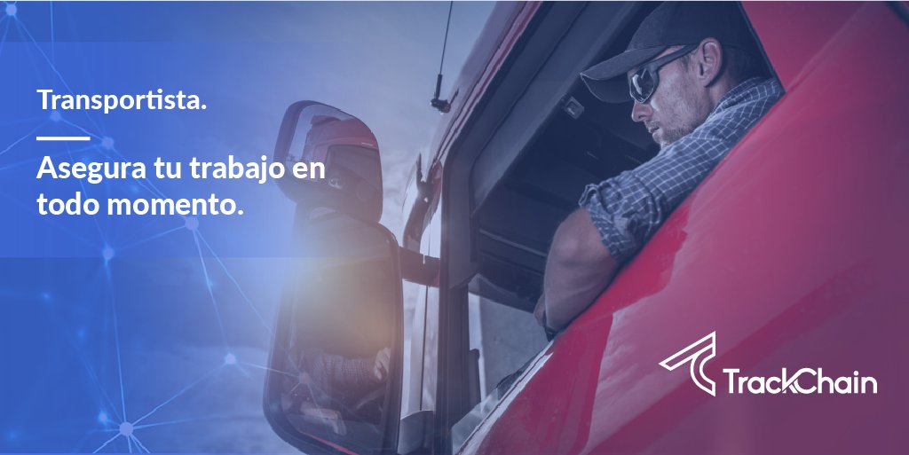 TrackChain_io's tweet image. #Transportista. Asegura tu trabajo en todo momento con #TrackChain.🚛
Obtén sugerencias de carga personalizada, pago rápido, operaciones de conexión automática y muchos #beneficios más.  
🙋🏻‍♂️Crea una cuenta  y descubre lo que tenemos para ti:
 bit.ly/3FEOoua