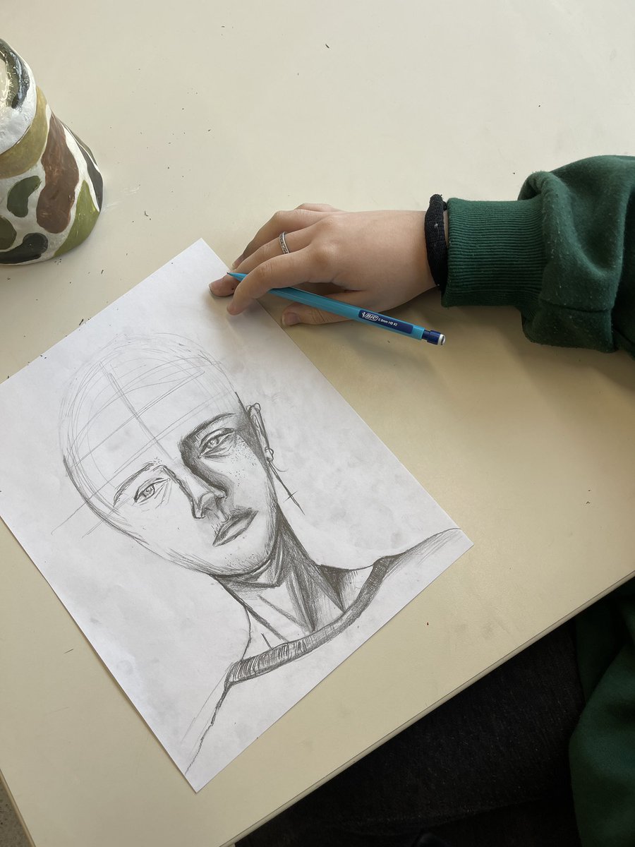 8th grader free drawing - so talented 😍