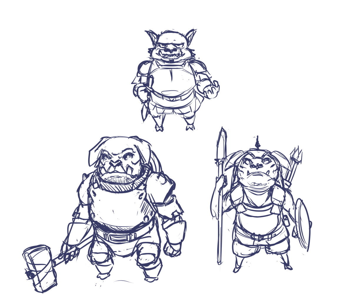 NapandWork's tweet image. just some minion types.