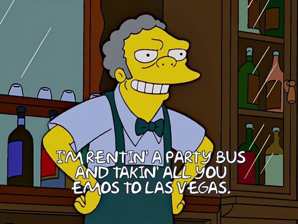 iresimpsonsfans's tweet photo. Trying to convince my friends to get flights to Las Vegas. https://t.co/0TFBIYpgBx