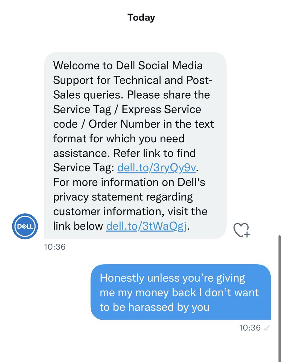 chillbrobaggins's tweet photo. The worst part @DellCares will fucking harass you every time you complain about your @Dell computer being absolute fucking garbage.

LEAVE ME ALONE. DON’T PRETEND LIKE YOU GIVE A SHIT.

#delldoesntcare #dontbuydell https://t.co/0xGcZrO8K9