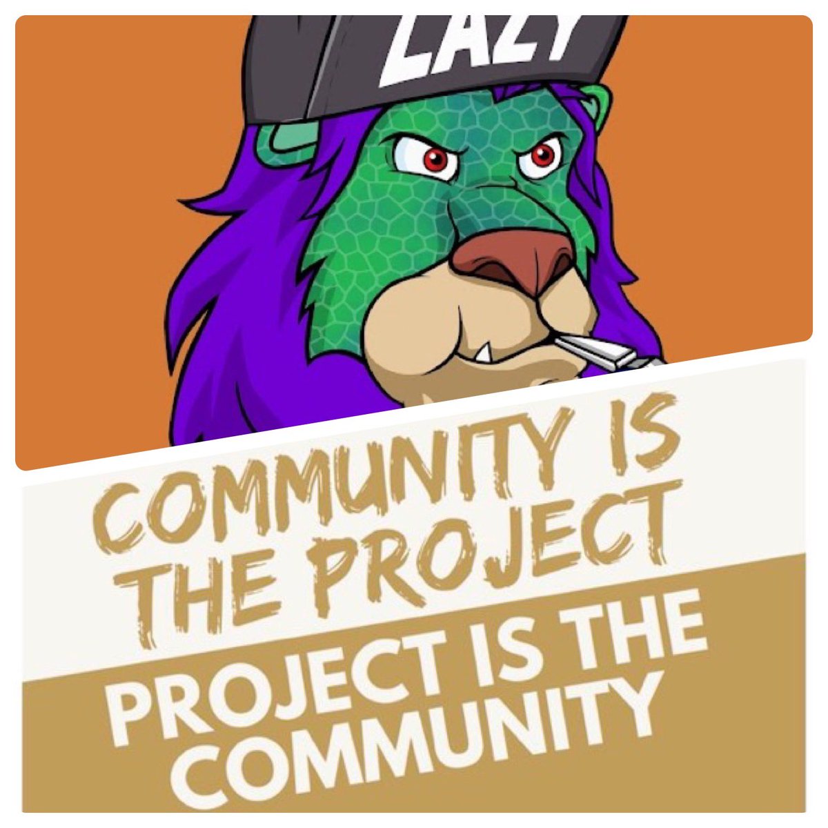 RitzCryptz's tweet photo. @Disko_Leopard @JayFarley16 #LazyLions 🦁 #EvilEyeEmpire 😈 #CleanLions 🧼 https://t.co/vRzJGkki3L