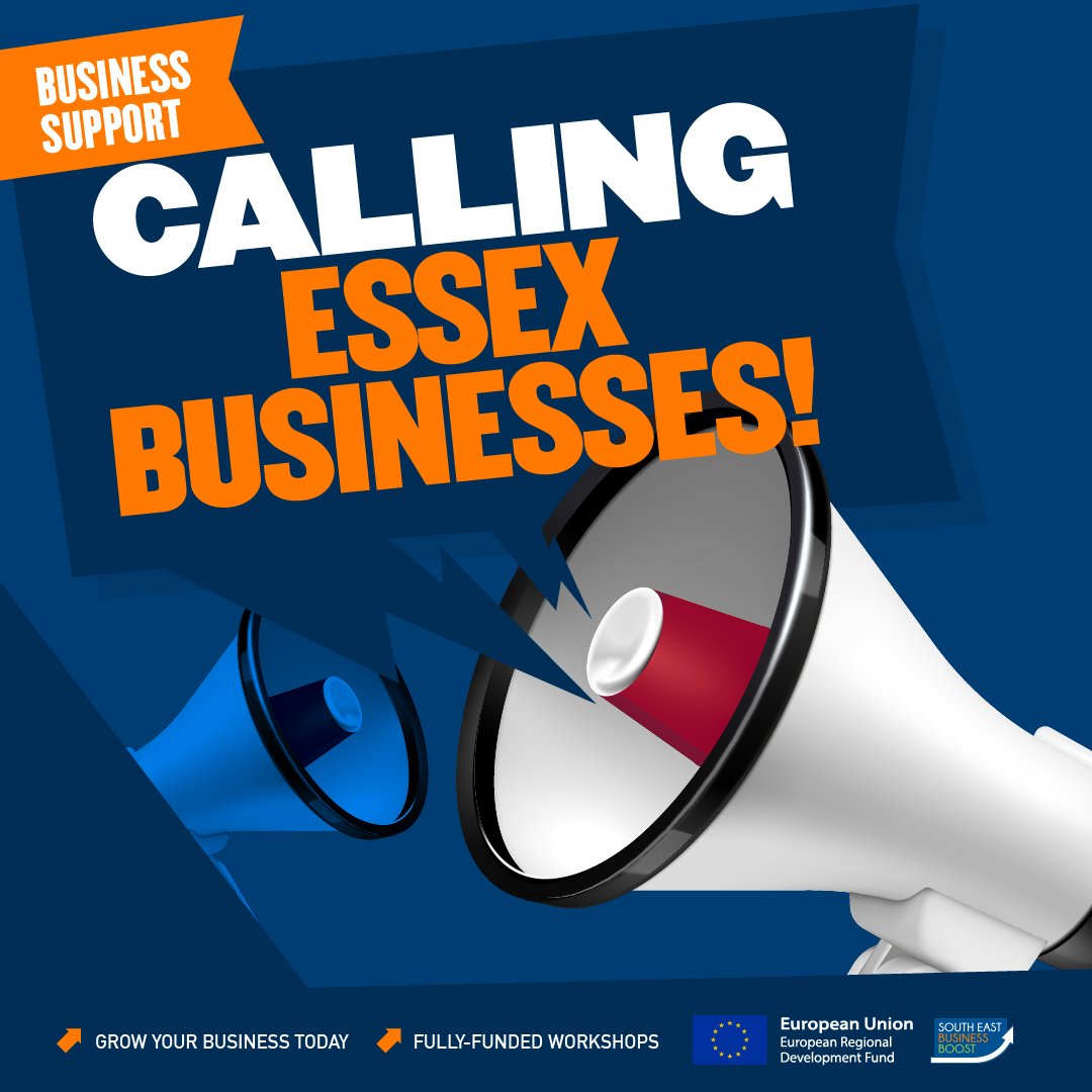 Have you seen our workshops available? 
See how we can help your business with our FREE 12 hour courses tailored to help Essex business owners! 
sebb.enterprisesupportalliance.com/workshops/

#applytoday #businesssupport #southeastbusinessboost #free #erdf #essexbusiness #essex