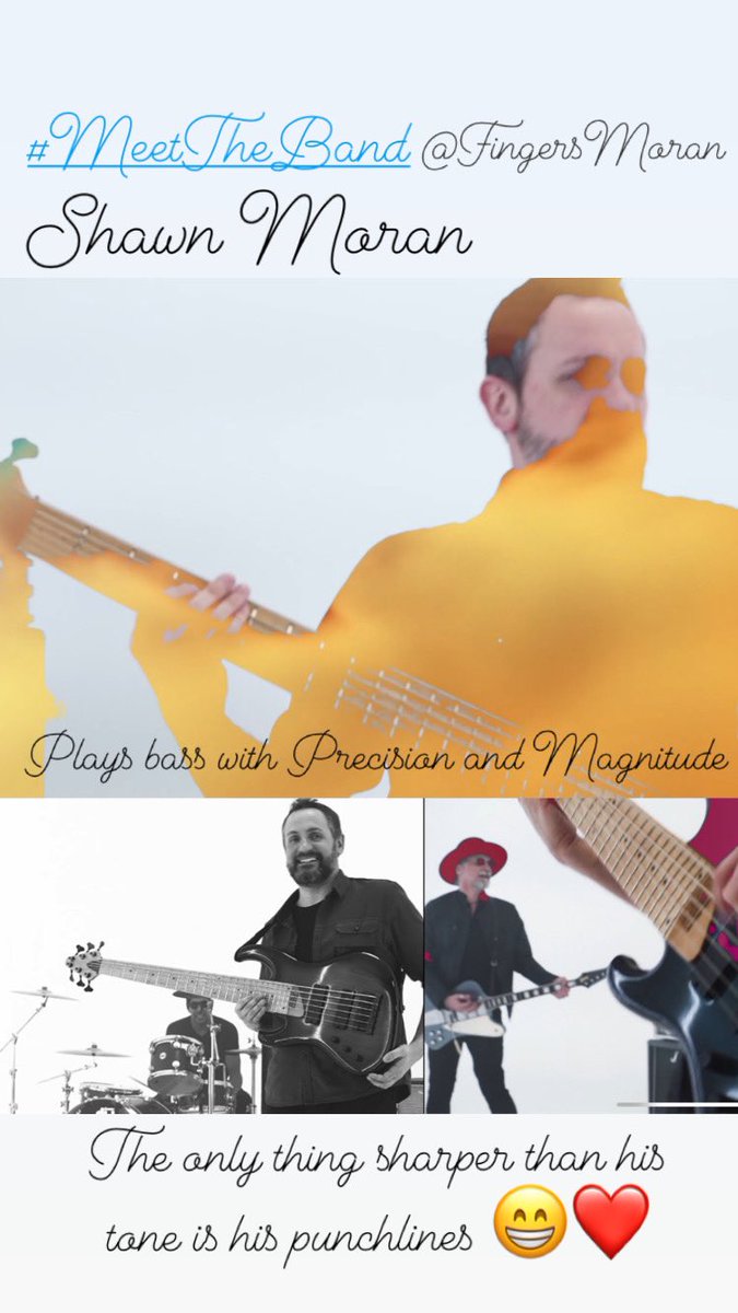 QuicknessBand's tweet image. #MeetTheBand @fingersmoran plays Bass with Precision and Magnitude. The only thing sharper than his tone is his punchlines 🥊😁❤️