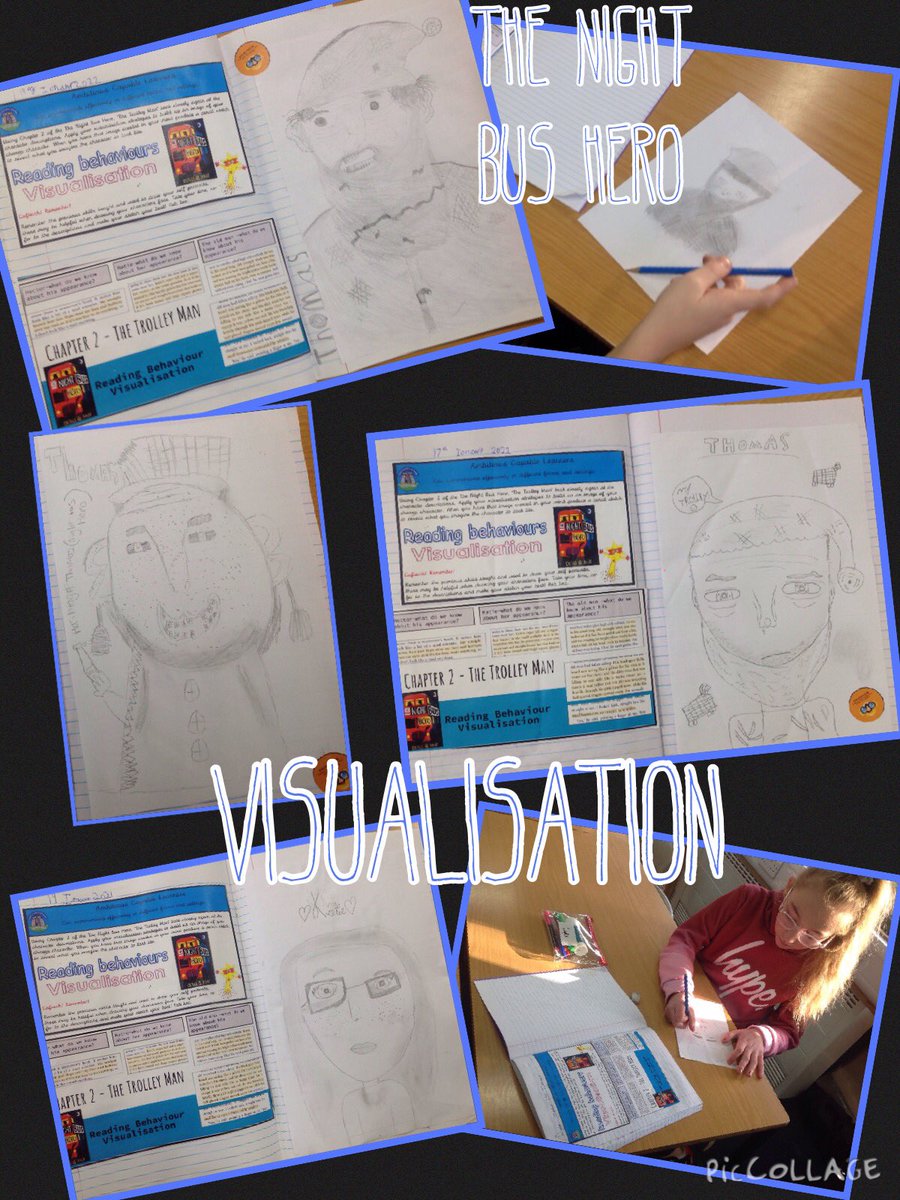 YR5PDCS's tweet photo. A great day @PDCSPrimary today! Getting active with #Rikashake & some energetic PE lessons. Pupils are loving our new class novel too #Nightbushero @OnjaliRauf & have been using #visualisation & #readingbehaviours to sketch some of the characters! https://t.co/P3tIe6toxB