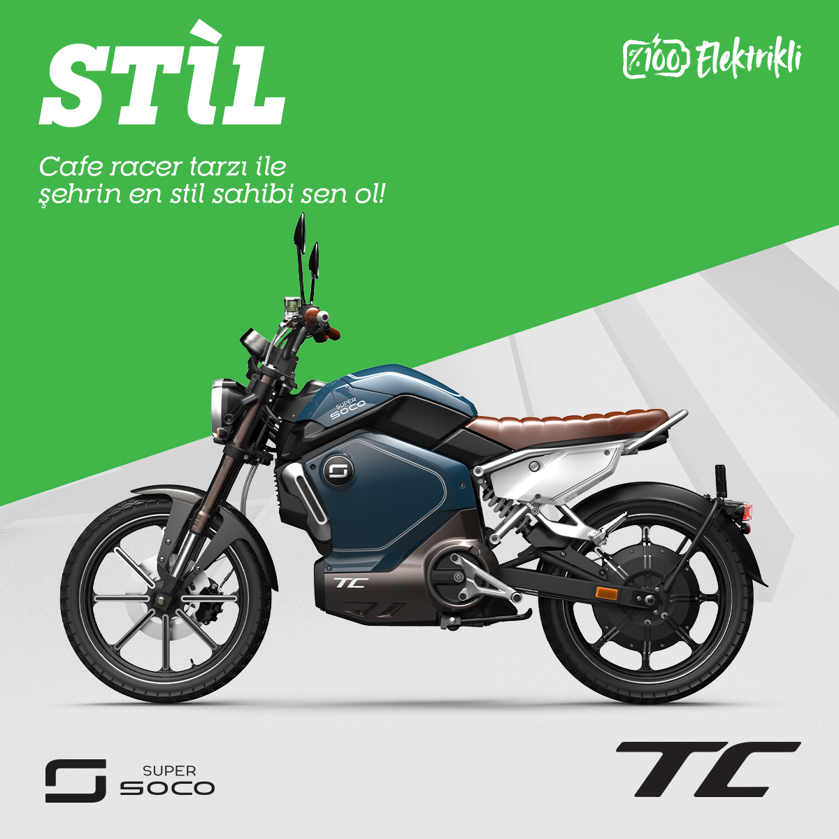 Super Soco TC’nin cafe racer tarzı ile şehrin en stil sahibi sen ol!

🔗Tüm ürünlerimiz ve güncel fiyat bilgisi için e-ticaret sitemiz ekuralkan.com adresini ziyaret edebilirsiniz.

Detaylı Bilgi İçin: 📞0850 209 6565
#supersoco #supersocoturkiye #supersocotc